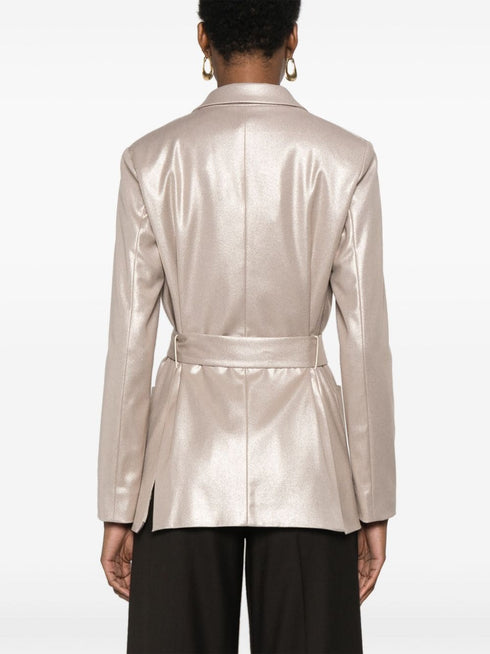 lamé blazer
